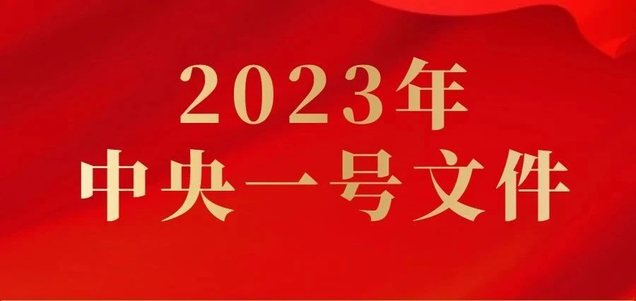 全文 | 2023年中央一号文件